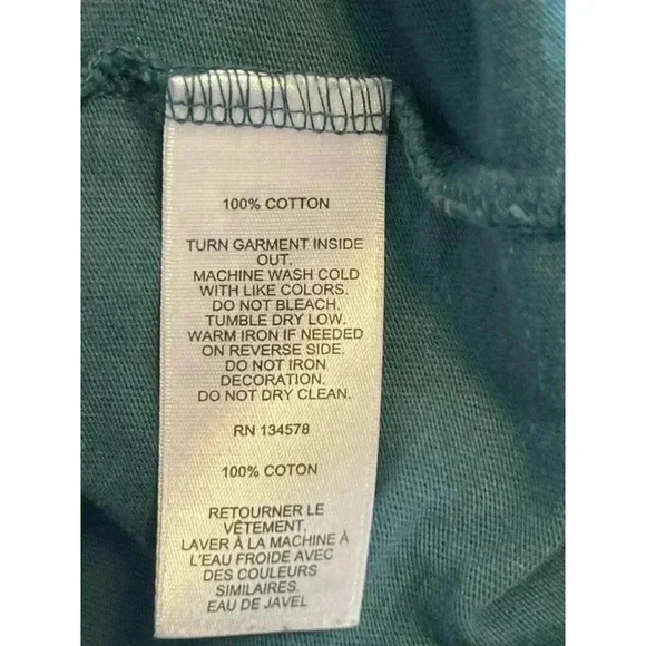 Vineyard Vines Size XS Every Round Should Feel This Good LS Green T Shirt NWOT - Picture 5 of 5